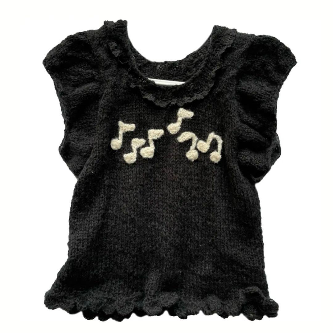 KOMMI ウィッシュコア 音符 トップス 森ガール フェアリーグランジ ニット