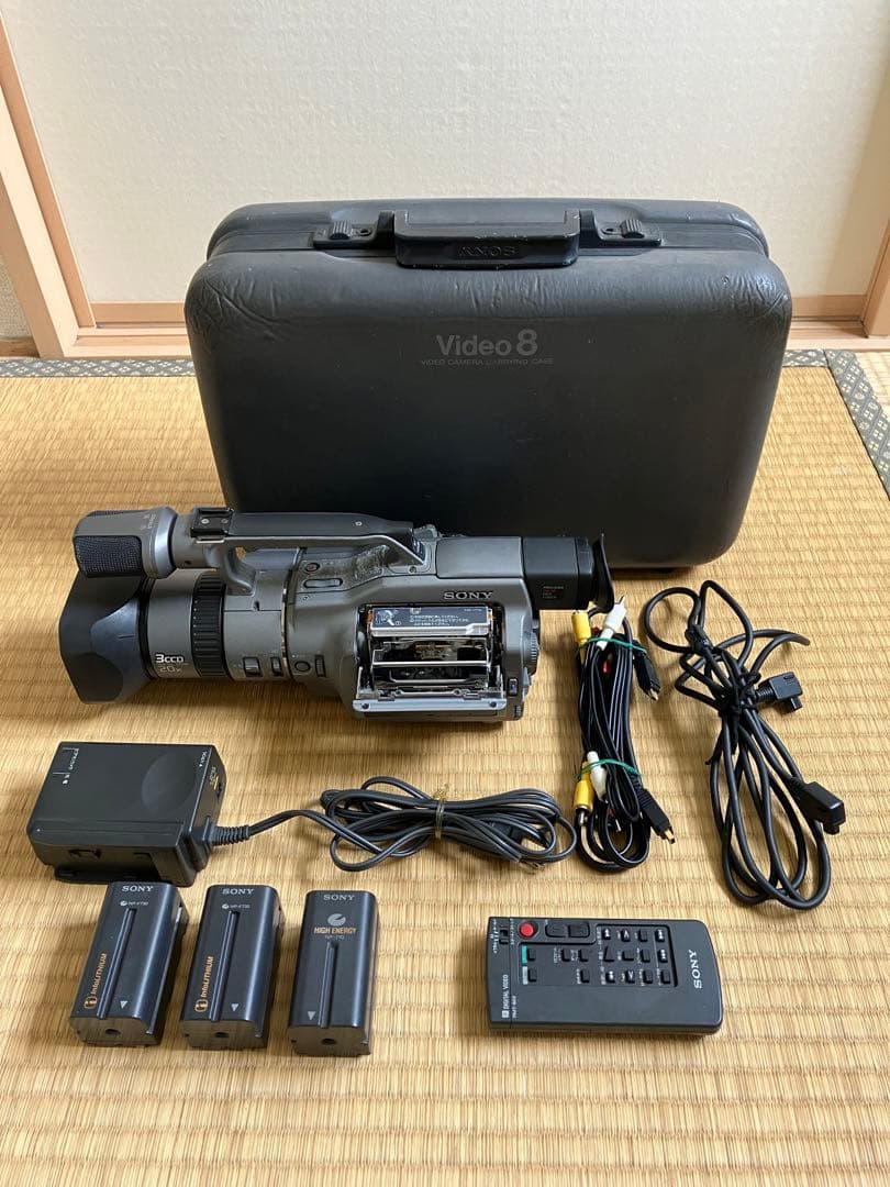 SONY DCR-VX1000 ビデオカメラ 取説有り ジャンク