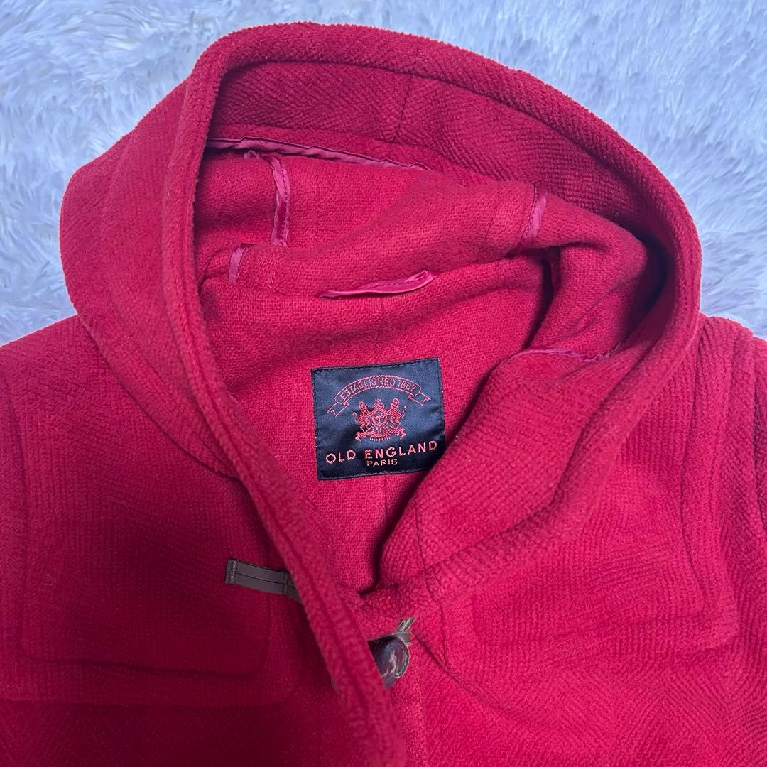 オールドイングランド Old Englandダッフルコート ウール レッド 10
