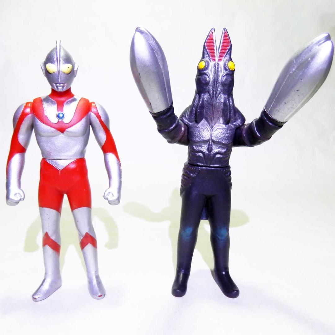 食玩 プレイヒーローVS ウルトラマン対決セット マン VS バルタン星人