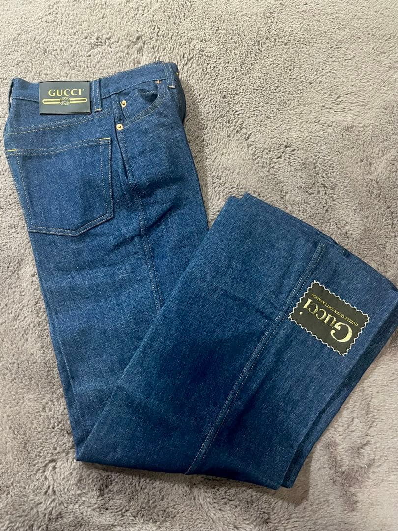 GUCCI グッチ　フレアデニム　サイズ20