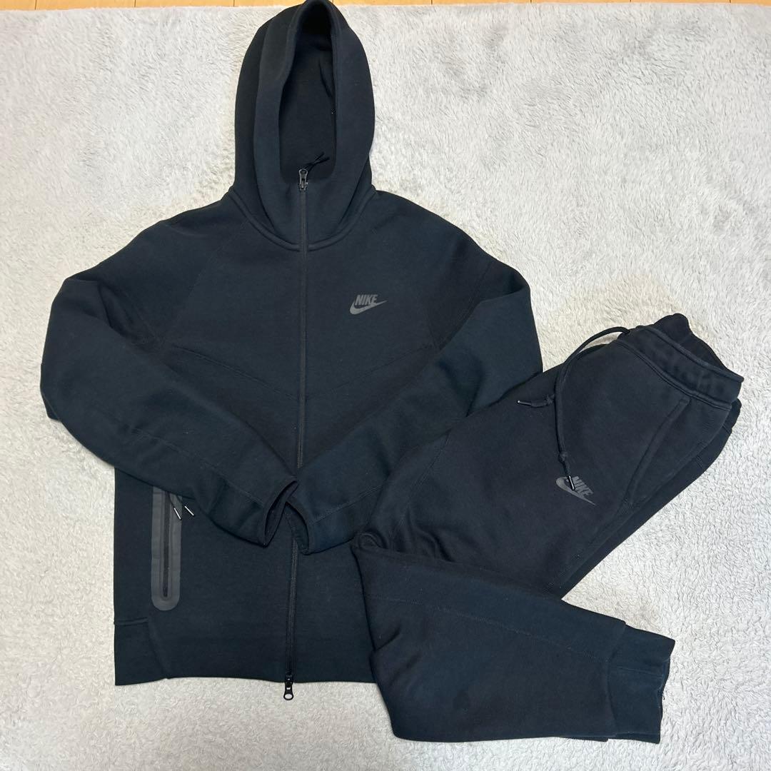 希少NIKE メンズ テックフリース セットアップ 廃盤 サイズS赤タグ 美品S 廃盤 赤タグ ナイキ メンズS 初代テックフリース セットアップ ボルト