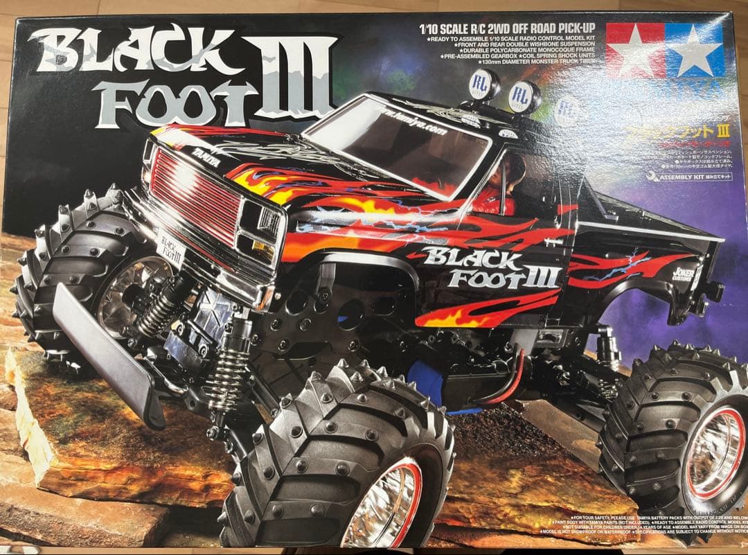タミヤ ブラックフットIII 1/10 ブッシュデビルⅡ 1/10 - メルカリ