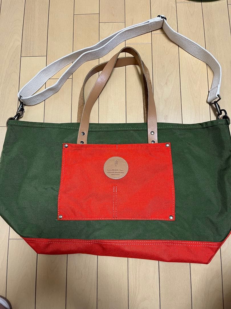 llbeanユーティリティトートバッグusaアメリカ製エルエルビーン古着レザー