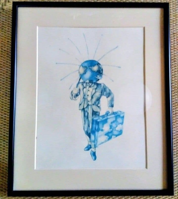 ◯石井竜也◯米米クラブ《そら行け！浪漫飛行》絵