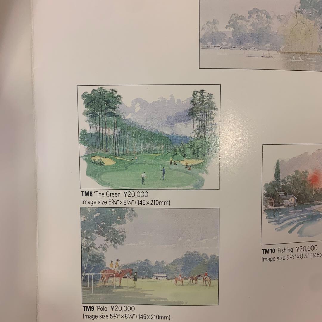 リトグラフ 真作 テリー・マッキヴラガン『The green』ED779/850