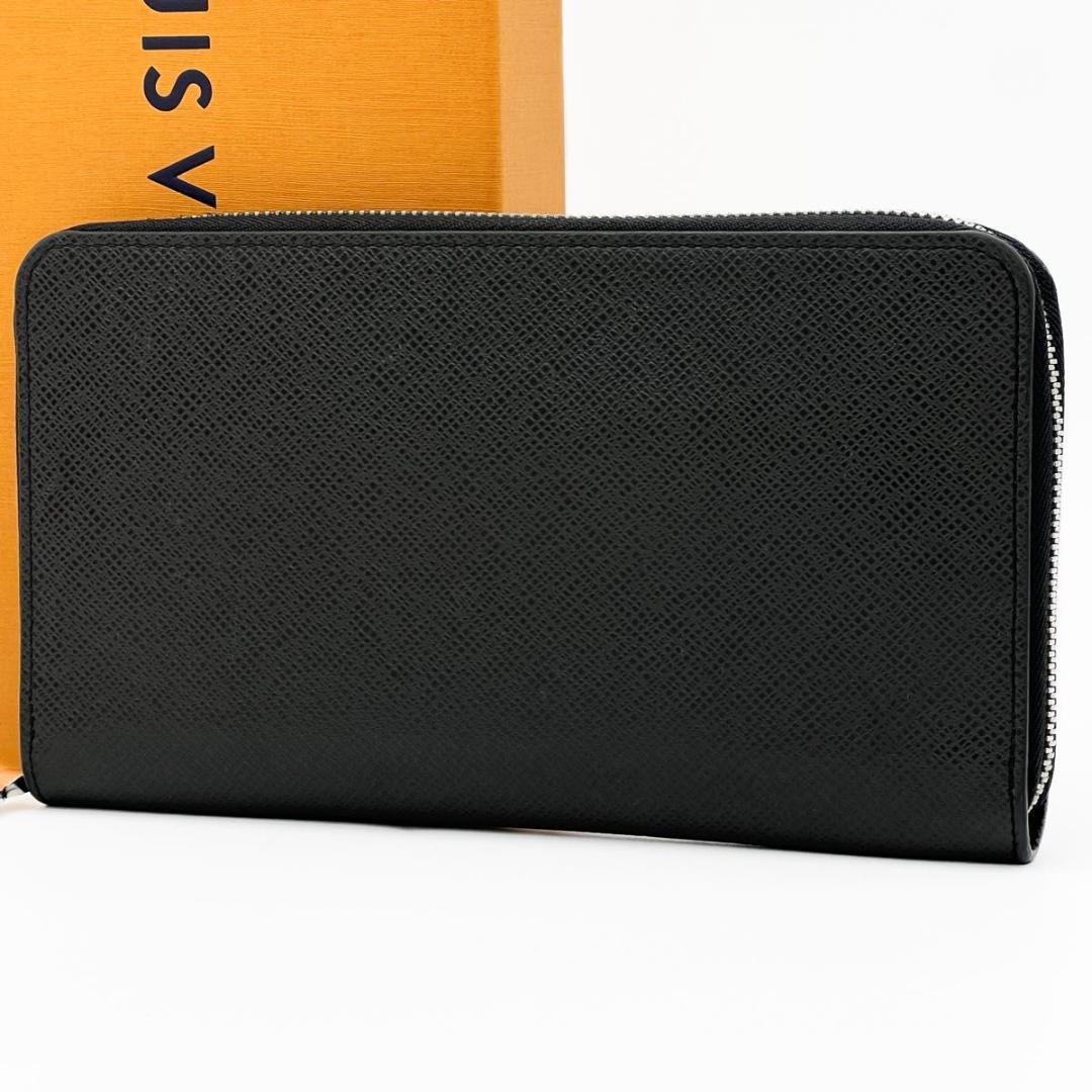 【美品・IC搭載】ヴィトン タイガ ジッピーオーガナイザー NM 黒 長財布 LOUIS VUITTON（ルイ・ヴィトン） 並行輸入 長財布(ラウンドファスナー