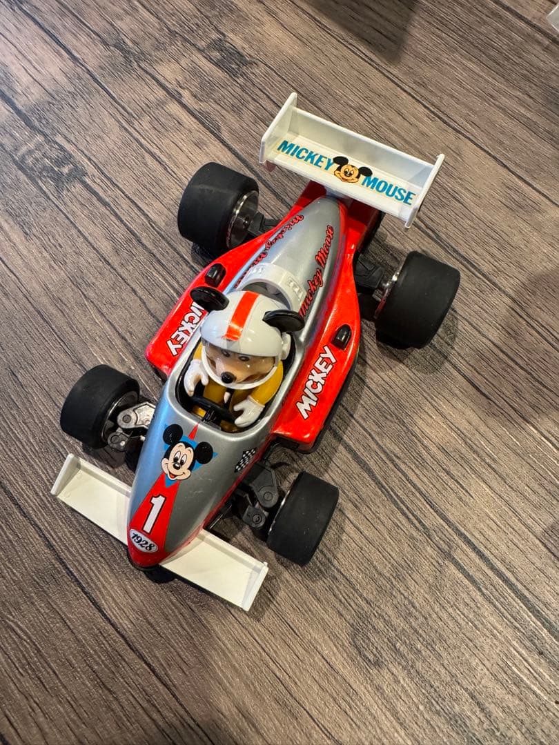 ミッキーマウス レースカー マスダヤ 1988年 日本製 箱付き 当時物 ミッキーマウススクーター 1982年製 昭和レトロ マスダヤ ディズニー