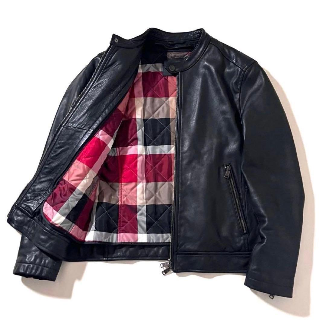 【良品】ブラックレーベルクレストブリッジ　ライダースジャケット　2WAYライナー