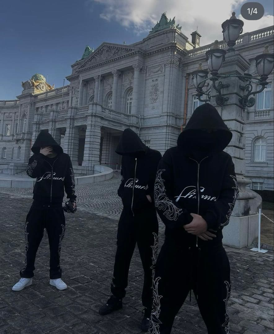 Grave of slimes 黒M セットアップ