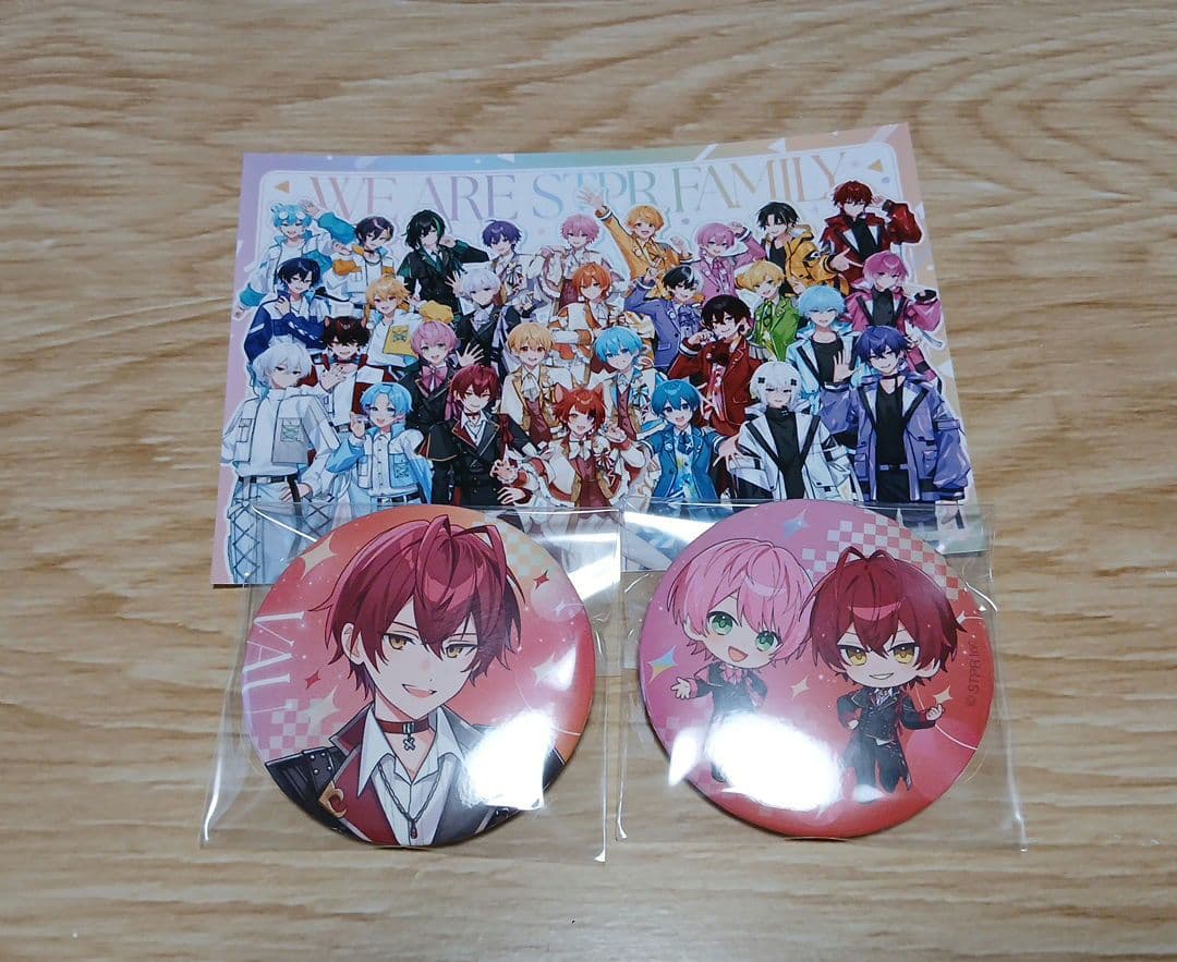 ばぁうくんブロマイド+缶バッジセット - メルカリ