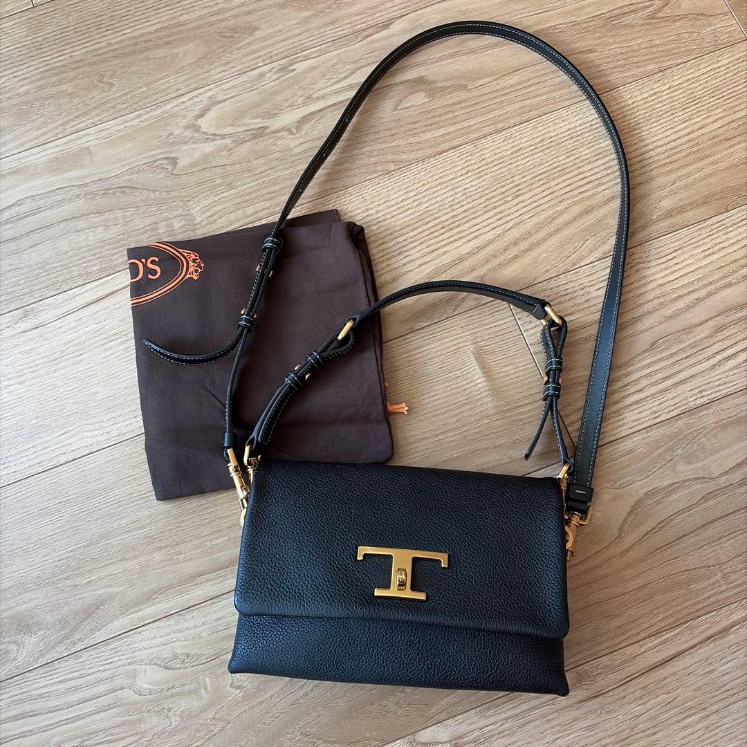 TOD’S トッズ　T タイムレス フラップ バッグ ミニ