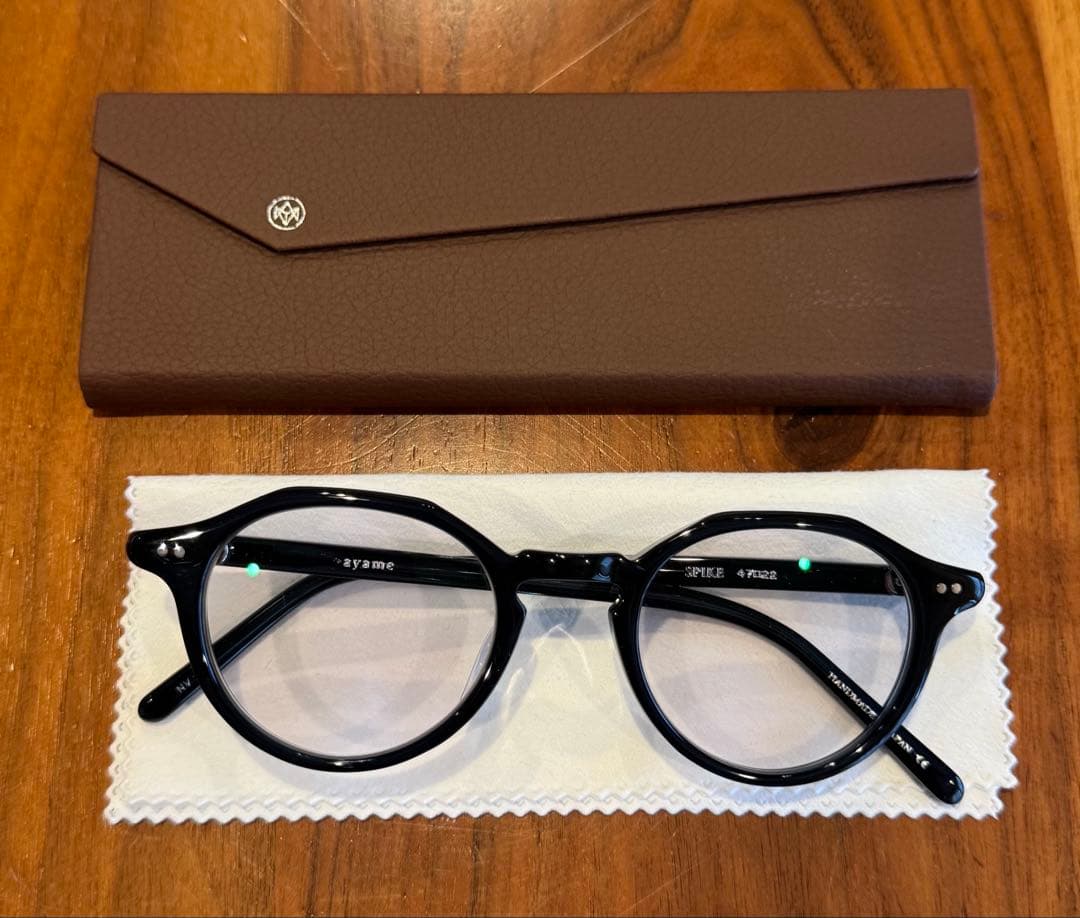 【ayame】 SPIKE スパイク NV（Navy） メガネ