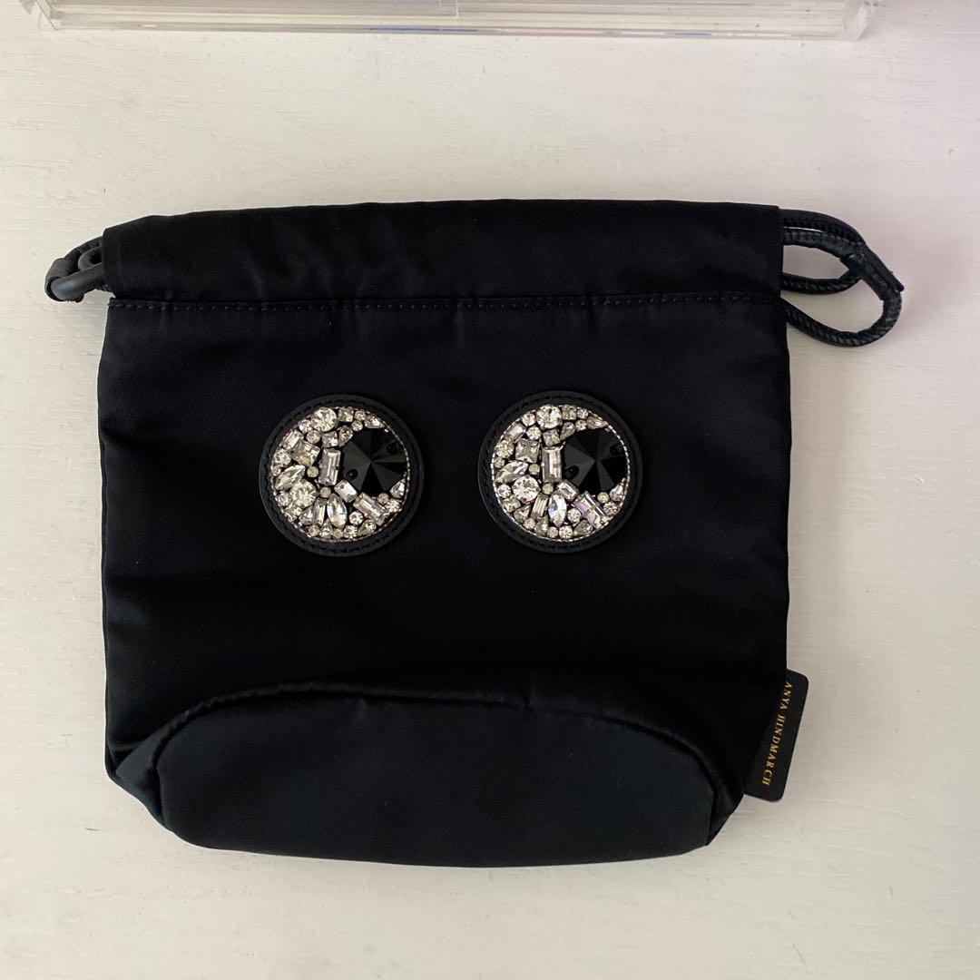 ま*ろ様 アニヤハインドマーチ Eyes アイズ　ポーチ　巾着 楽天市場】ANYA HINDMARCH アニヤハインドマーチ 巾着バッグ