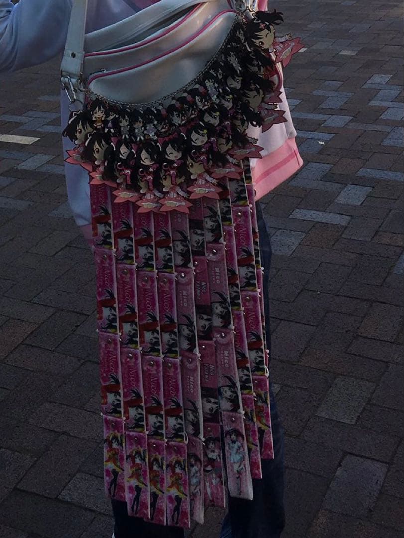 ラブライブ 矢澤にこ 武装 ラバーストラップ36本 エナメルバッグセット一式