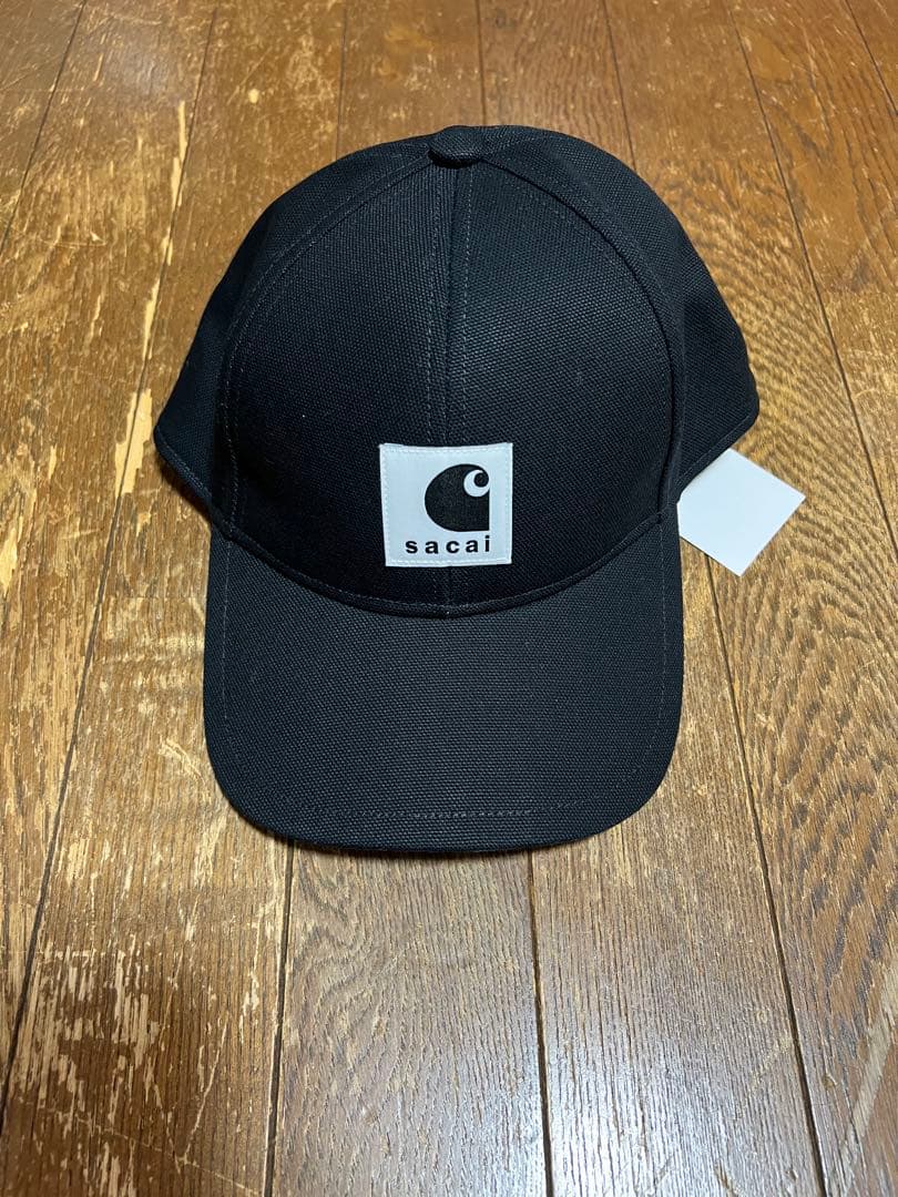 sacai カーハートブラック キャップ - メルカリ