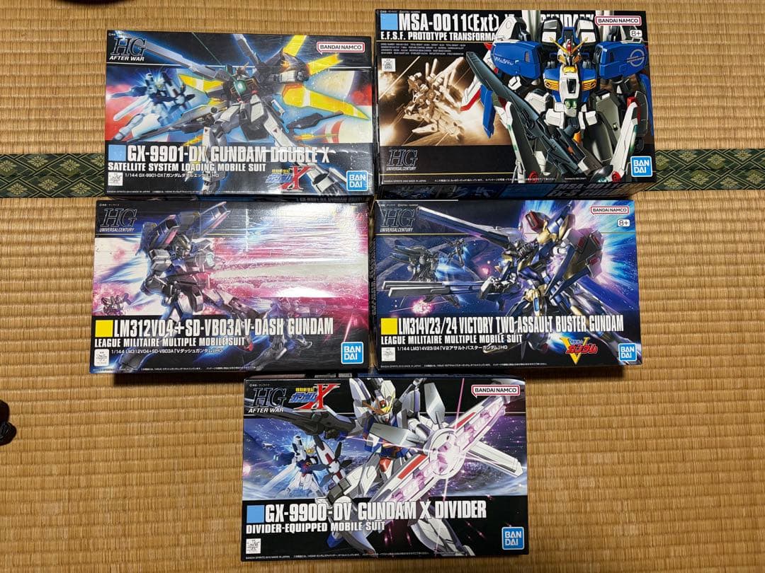 HGガンプラ 5体セット Ex-S V-DASH GUNDAM 他 - メルカリ