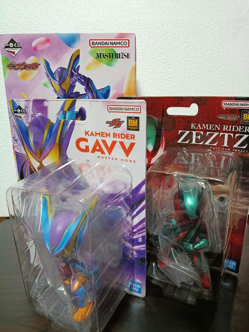 一番くじ仮面ライダー ゼッツ &仮面ライダーガヴ　ラストワン、B賞、D賞+下位賞