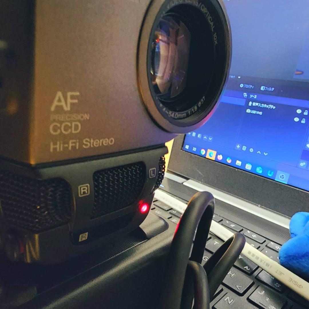 動作確認済】高画質 SONY Hi8 8ミリ ビデオカメラ クレードルセット