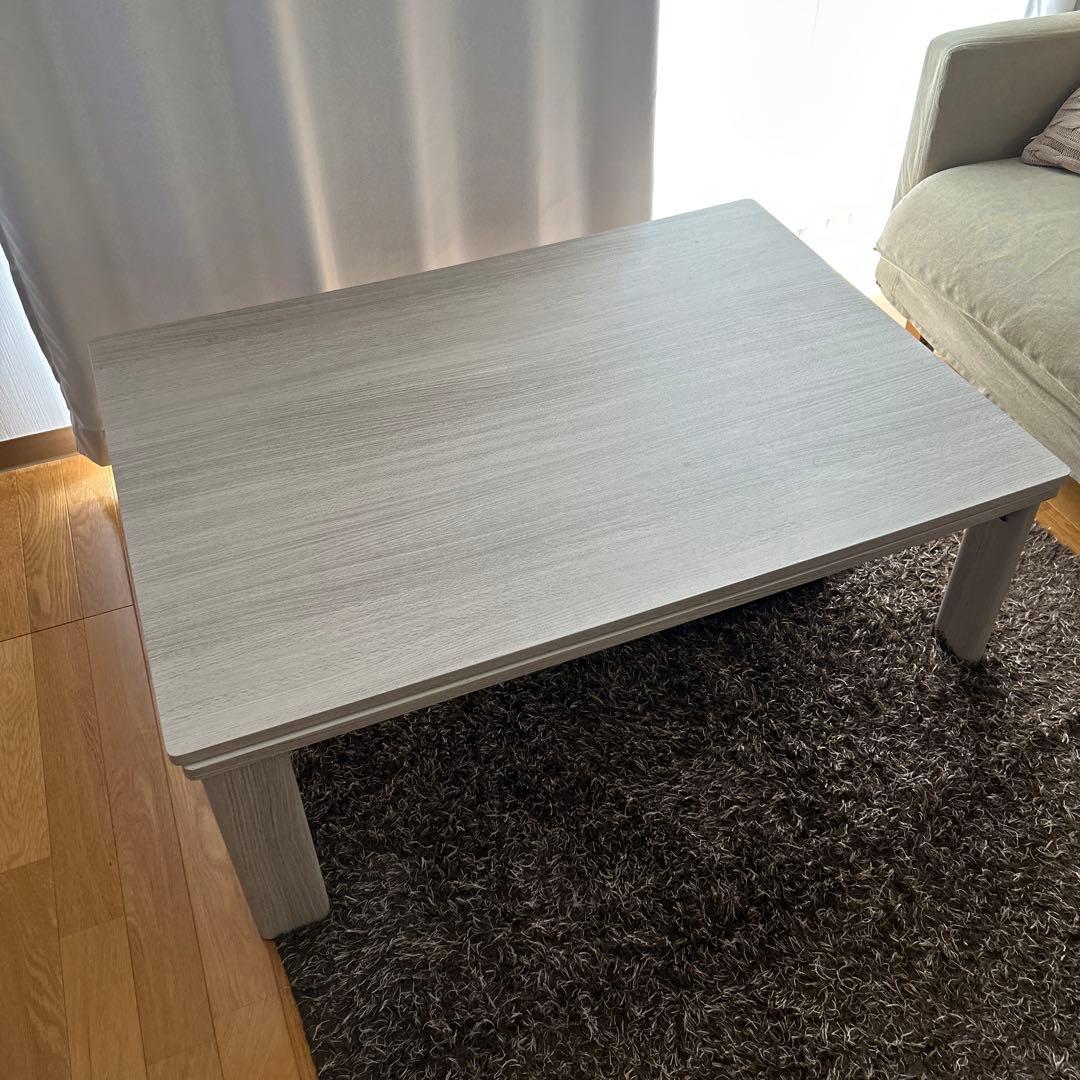 ニトリ　ライトウッド 長方形 こたつ　キズ汚れ無し