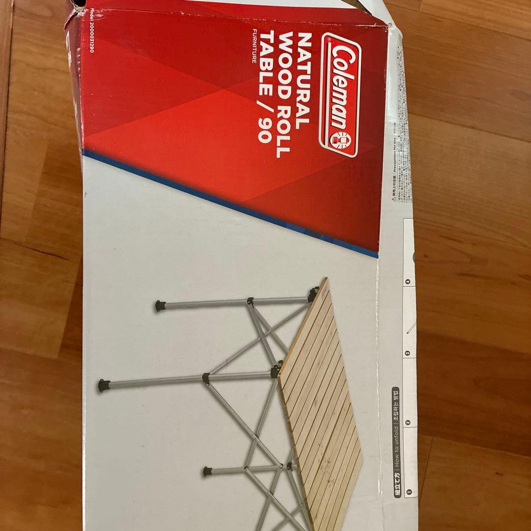 ★mi★ColemanNaturalWoodRollTable 90