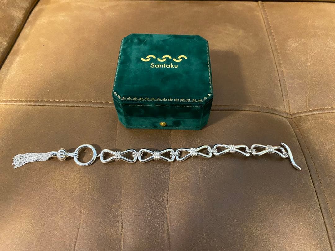 Santaku eight knot silver 925 bracelet - メルカリ