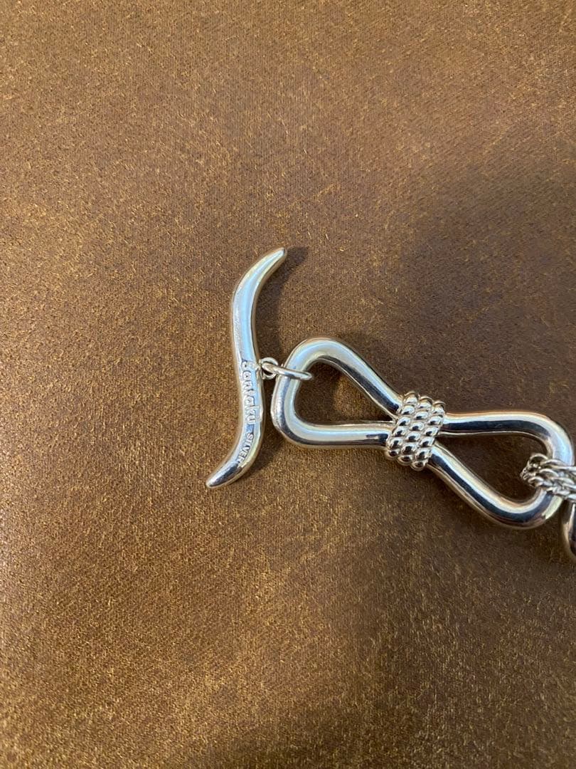 Santaku eight knot silver 925 bracelet - メルカリ