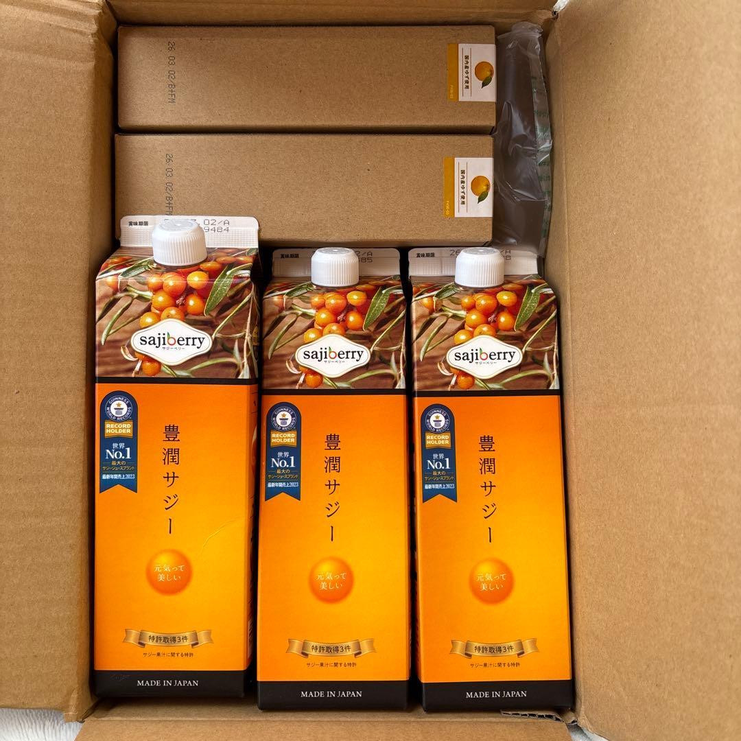 破格！フィネス 豊潤サジー　✖️3本＆ゆずみつ２本セット