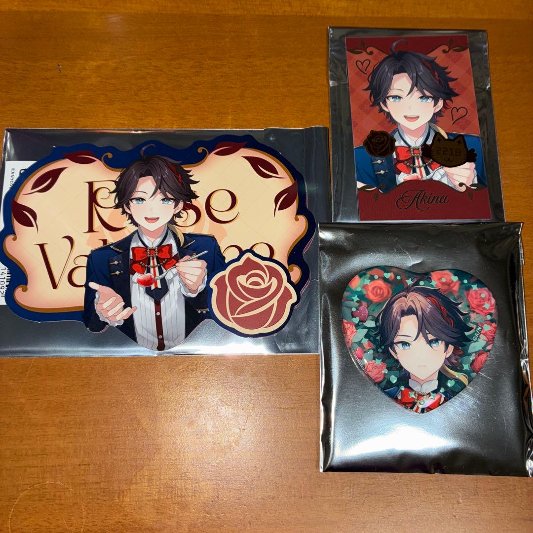 にじさんじ Rose Valentine 三枝明那 チェキ 缶バッジ 特典 - メルカリ