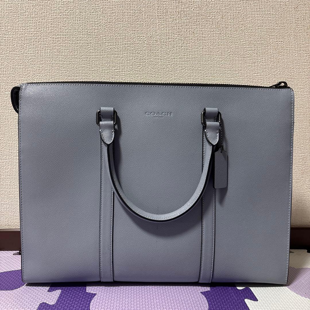 COACH グレー ビジネスバッグ 付属品無し 即購入大歓迎 COACH（コーチ） コーチCOACHビジネスバッグ ビジネストート ブリーフ