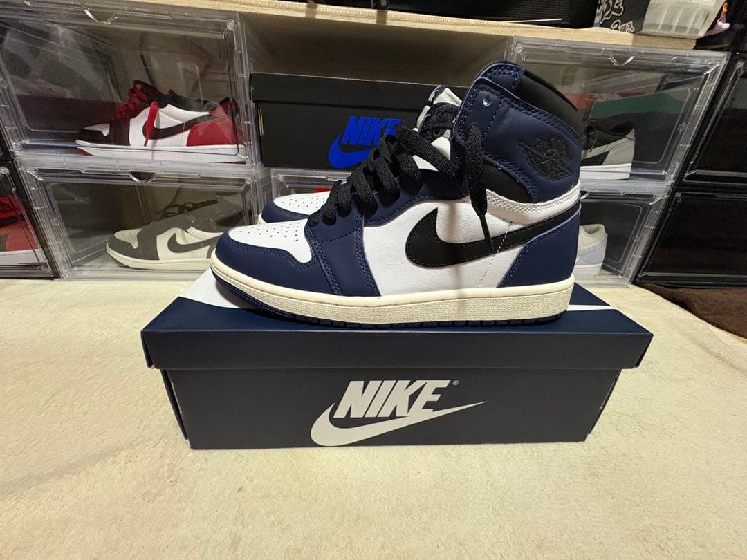 靴 Air Jordan 1 Midnight Navy