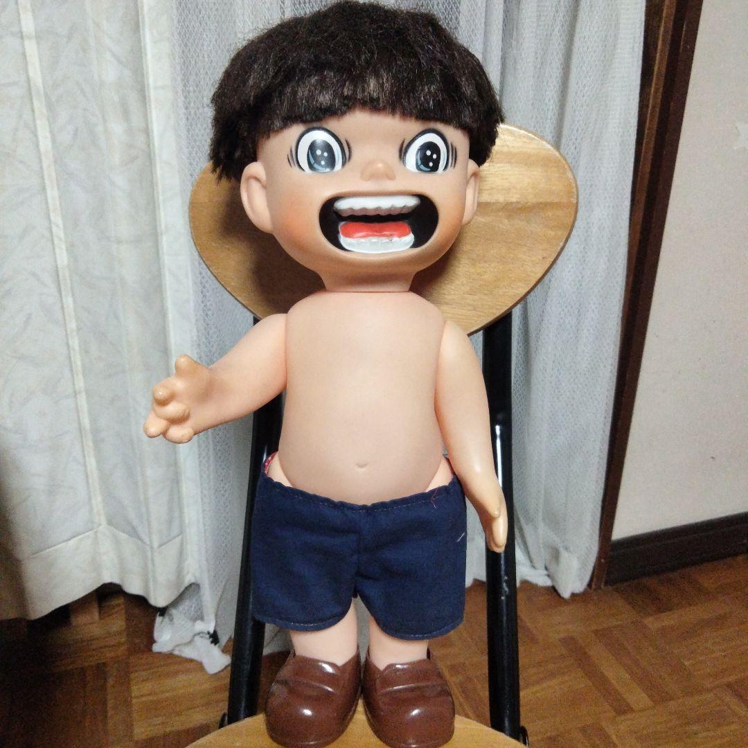 【激レア】まことちゃんソフビ人形ビッグサイズ！！半ズボンと赤柄パンツ！！