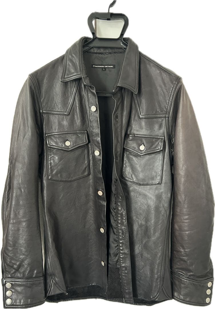 BACKBONE バックボーン レザー　ジャケット　Lサイズ　牛革
