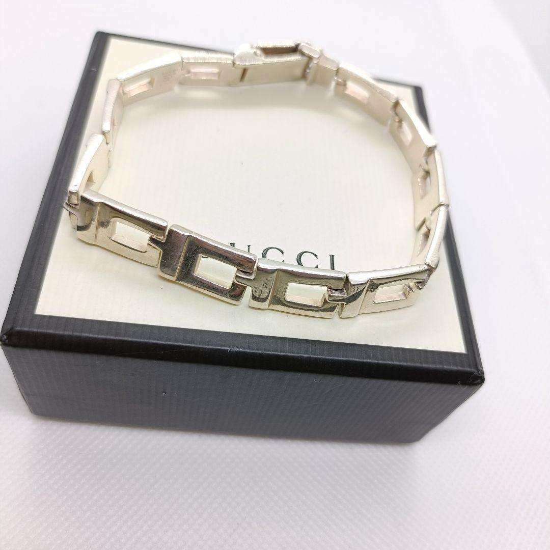 ゼットン様 美品✨ GUCCI ブレスレット Gリンクチェーン シルバー