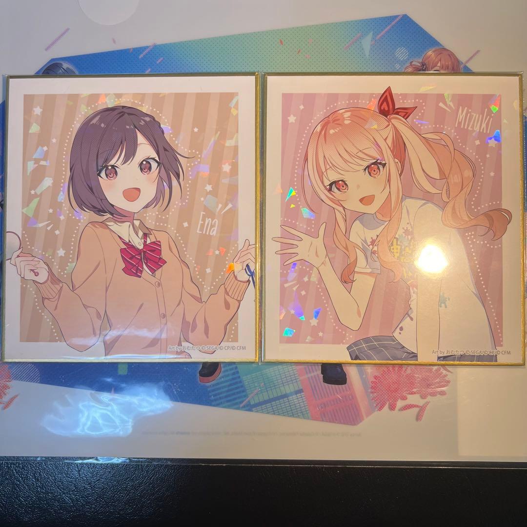 プロセカ 神高文化祭 色紙 東雲 絵名、暁山 瑞希 - メルカリ