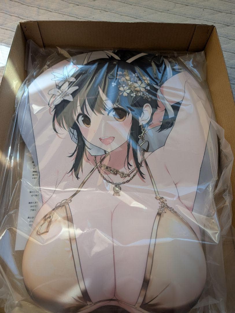 #8590【未使用】閃乱カグラ 飛鳥 等身大おっぱいマウスパッド