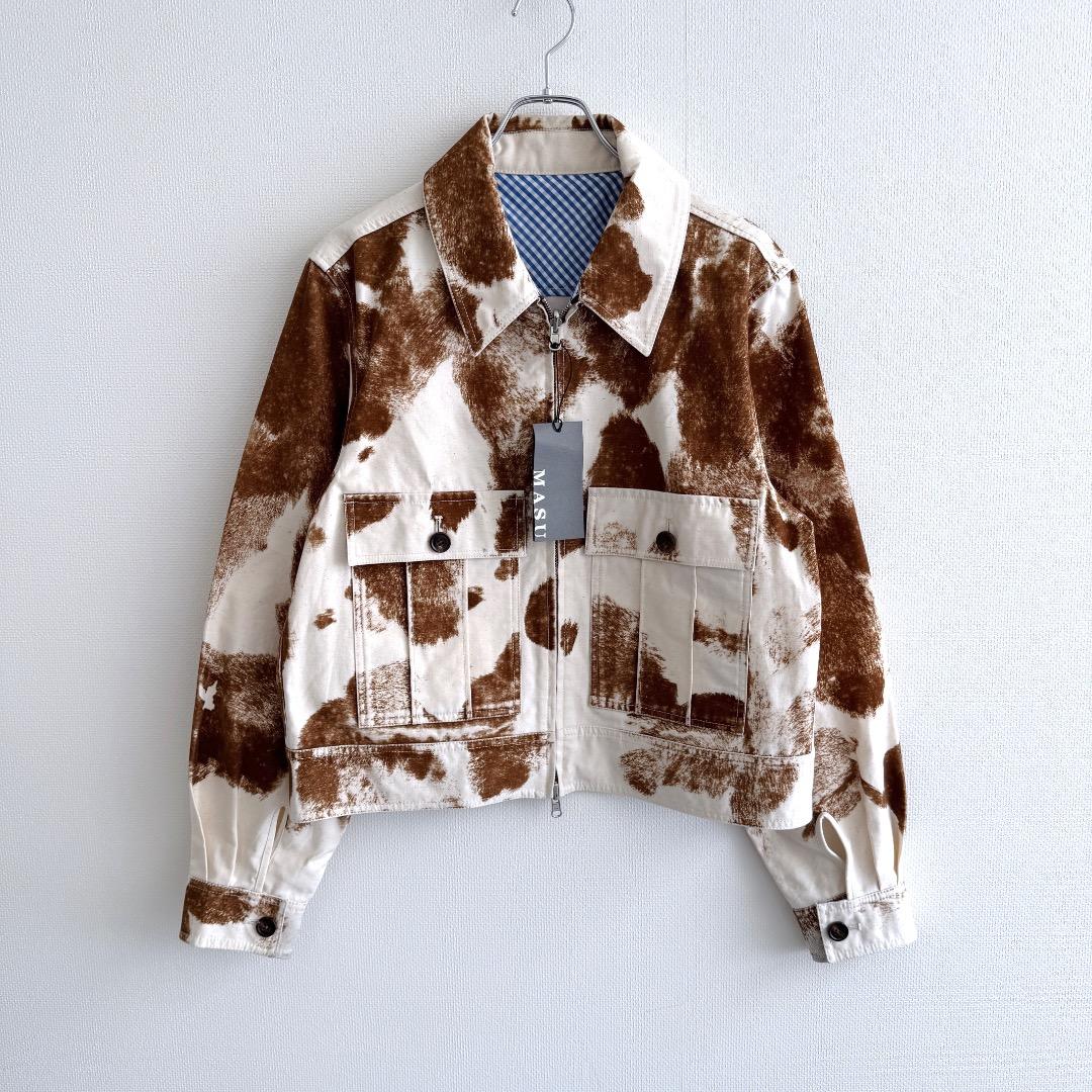 希少 MASU 25SS FLOCKY COW SPORTS JACKET 48