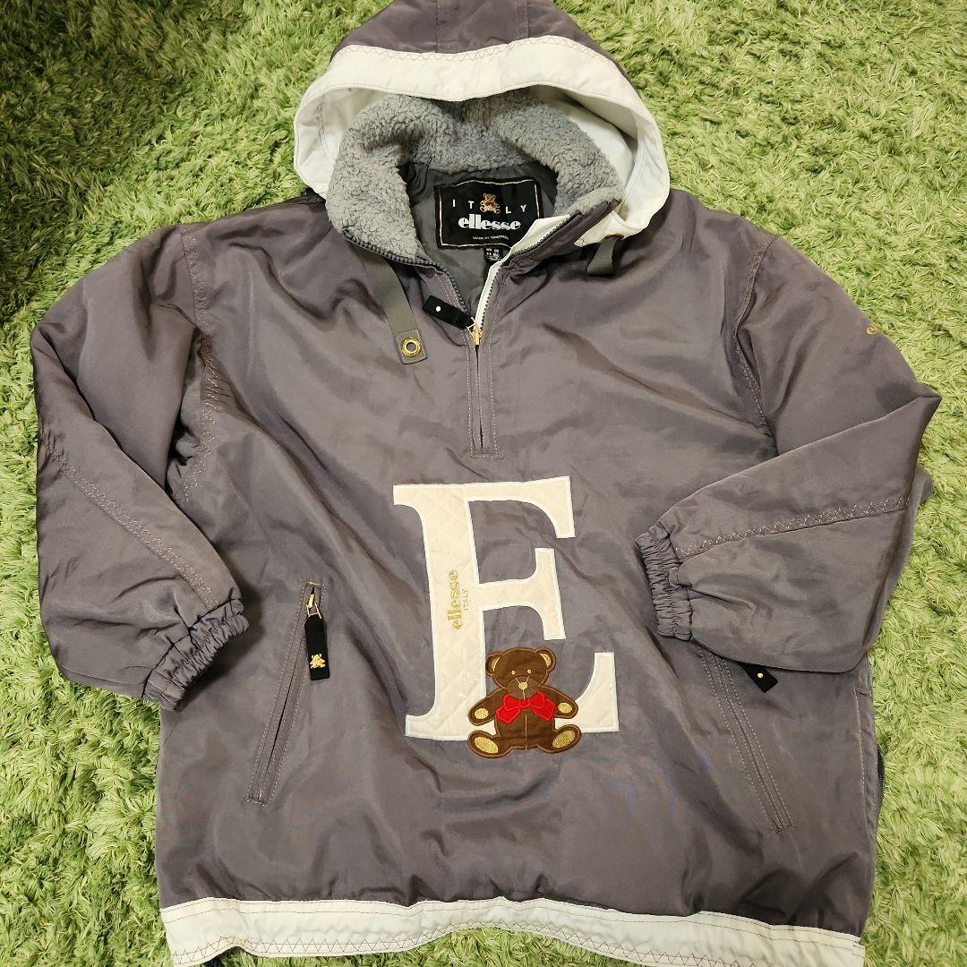 ビンテージ エレッセ ベスト付き テディベア スキー スノボウェブ 上下