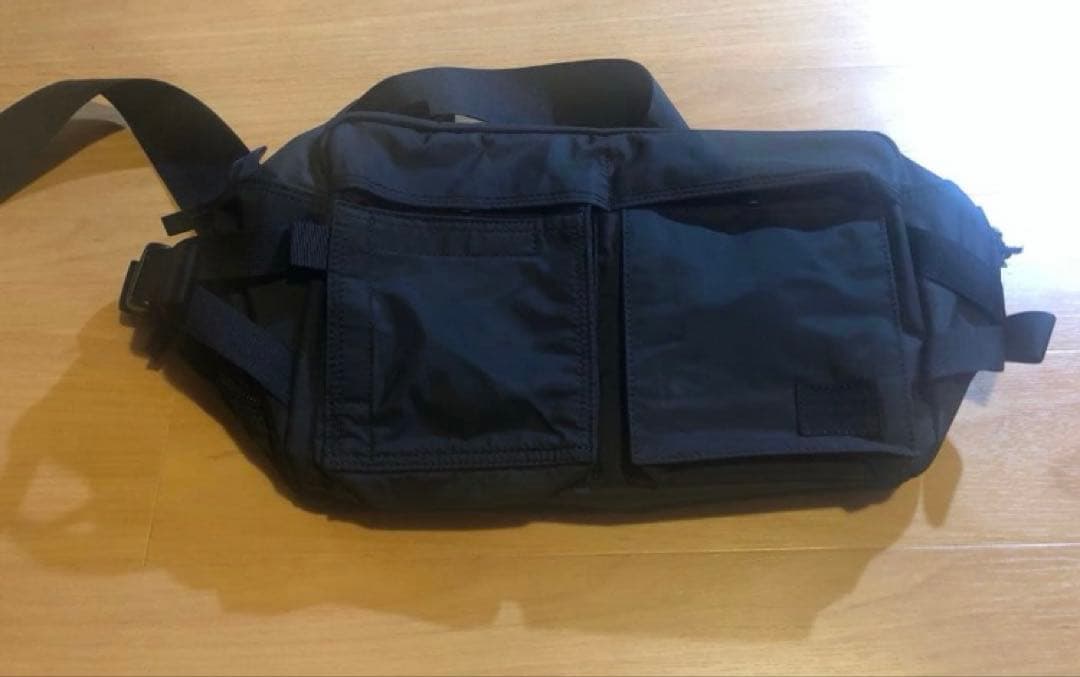 ポーター PORTER BLACK BEAUTY WAIST BAG BLACK