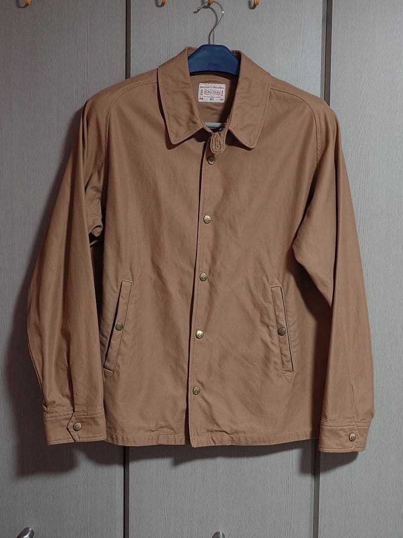 BONCOURA ハイカウントチノ ワークコーチジャケット コーチジャケット