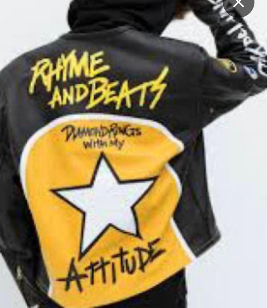 VANSON× CLAIR DE LUNE サイズMライダース(L〜XL相当）