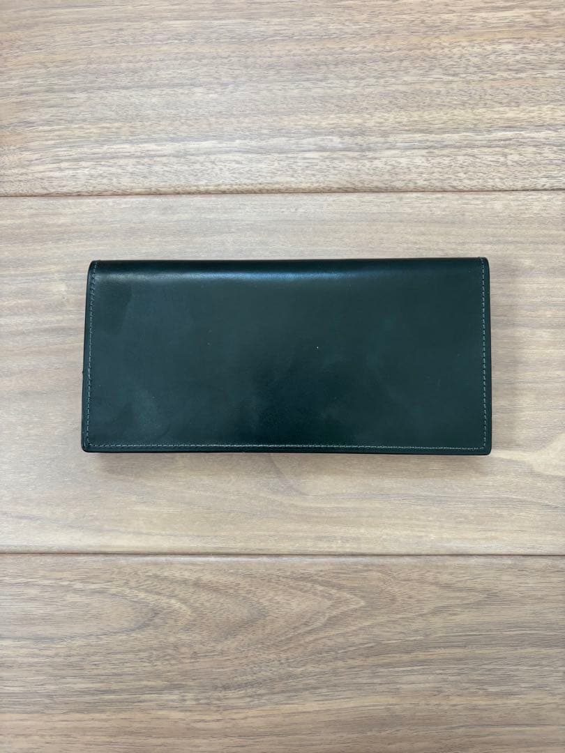 ココマイスター　ブライドル・ブレンデルウォレット　モスグリーン