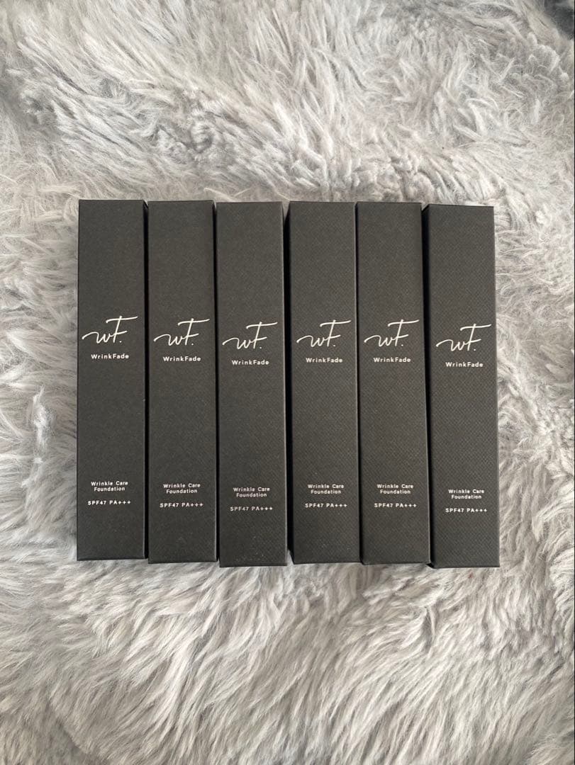 wrink fade シワ改善ファンデーション6本セット