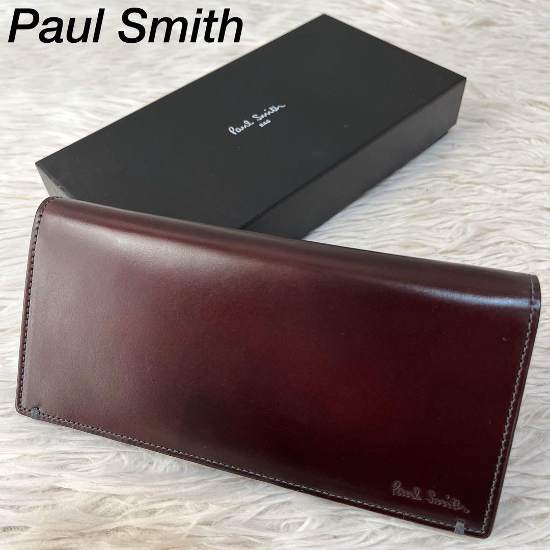 【新品未使用】希少　ポールスミス　P995 コードバンレザー　かぶせ長財布
