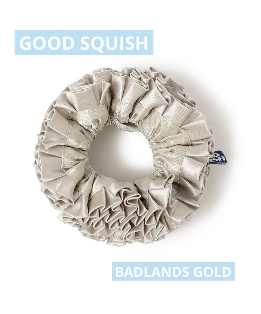 8日セール【GOODSQUISH】BADLANDS GOLD シュシュ ゴールド