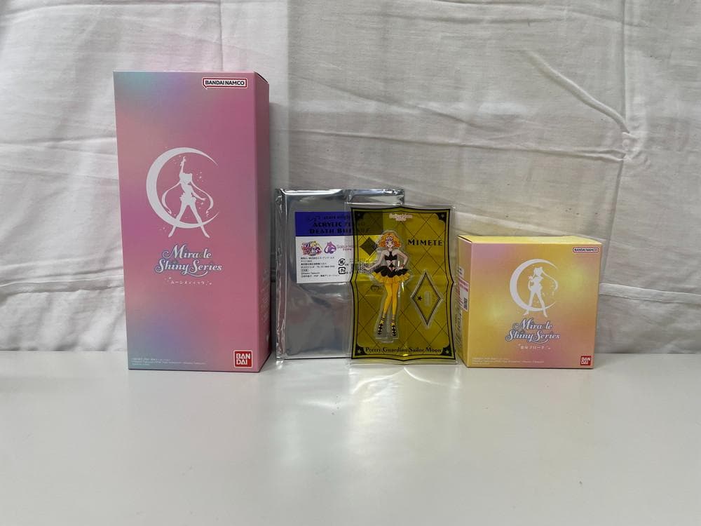 ◆セーラームーン ムーンスティック 変身ブローチ アクスタ3点セット09291