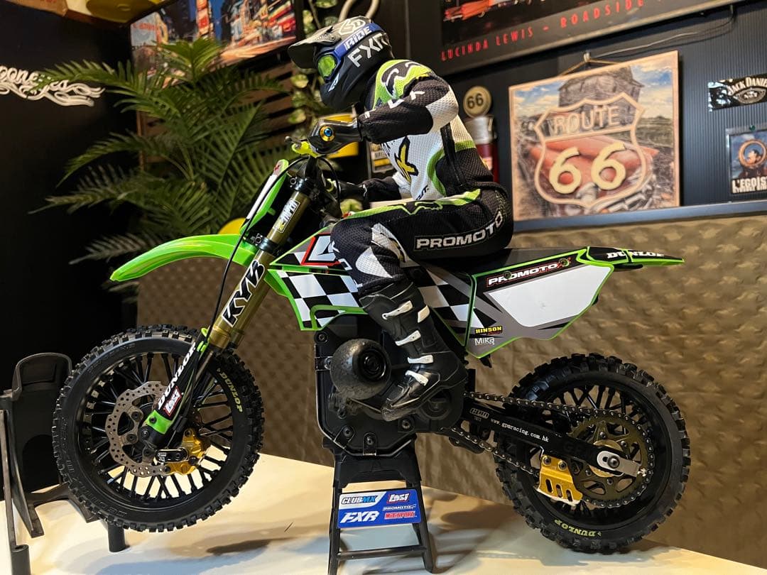 losi promoto mx バイクラジコン★op多数カスタム新品タイヤ外装♫