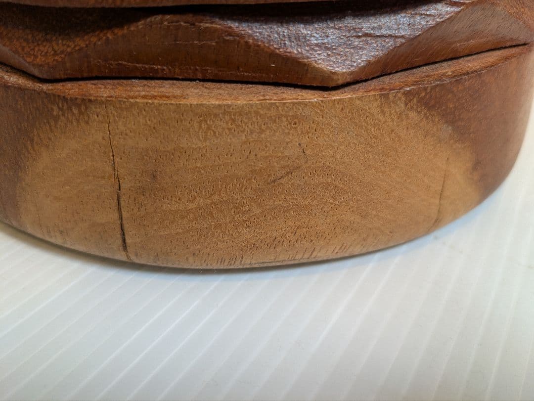 現状渡し ジャンベ 31cm 皮破れ有り ケース付き