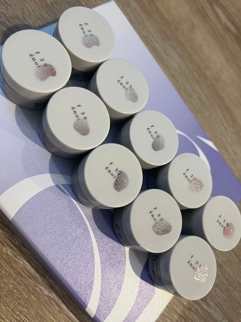 enoi ダイヤモンドフラッシュ ジェルネイル 10個セット　f24-33