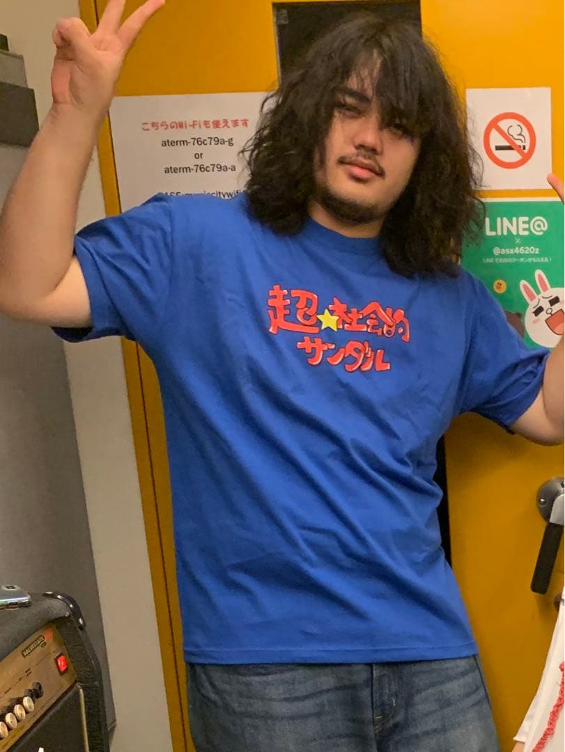 超☆社会的サンダルロゴT - メルカリ